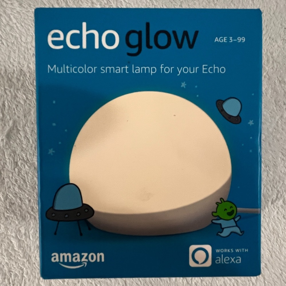 Amazon Echo Glow Model z2330)Multicolored, Kid-Friendly Smart Nightlight SEALED